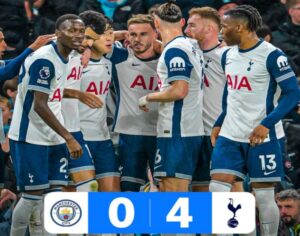 Manchester City vs tottenham EPL highlights